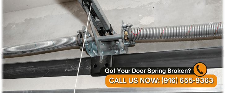 Broken Garage Door Spring Elk Grove CA